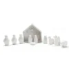 East Of India Porcelain Nativity Set