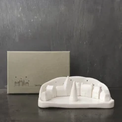 East Of India Porcelain Christmas Village -Home General Store 1550 east of india porcelain christmas village 3