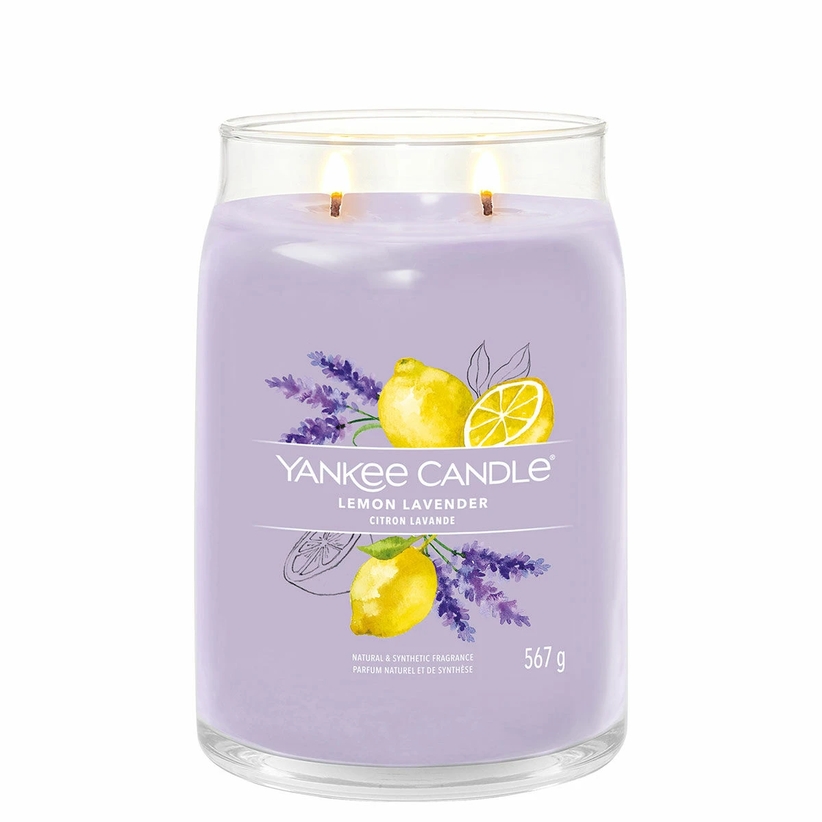 Yankee Candle Lemon Lavender Signature Large Jar Candle 2 Yankee Candle Lemon Lavender Signature Large Jar Candle - Image 2