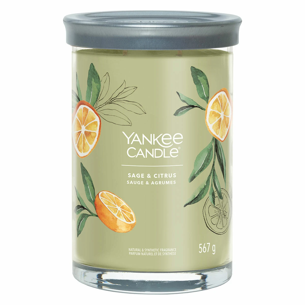 Yankee Candle Sage & Citrus Signature Large Tumbler Candle 1 Yankee Candle Sage & Citrus Signature Large Tumbler Candle