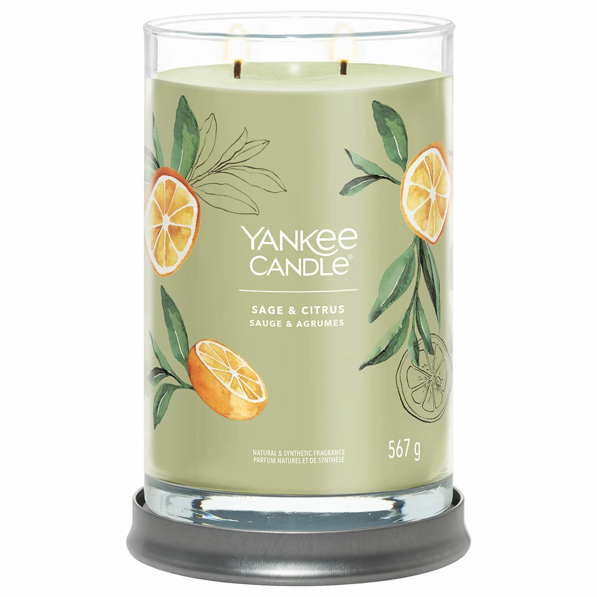 Yankee Candle Sage & Citrus Signature Large Tumbler Candle 2 Yankee Candle Sage & Citrus Signature Large Tumbler Candle - Image 2
