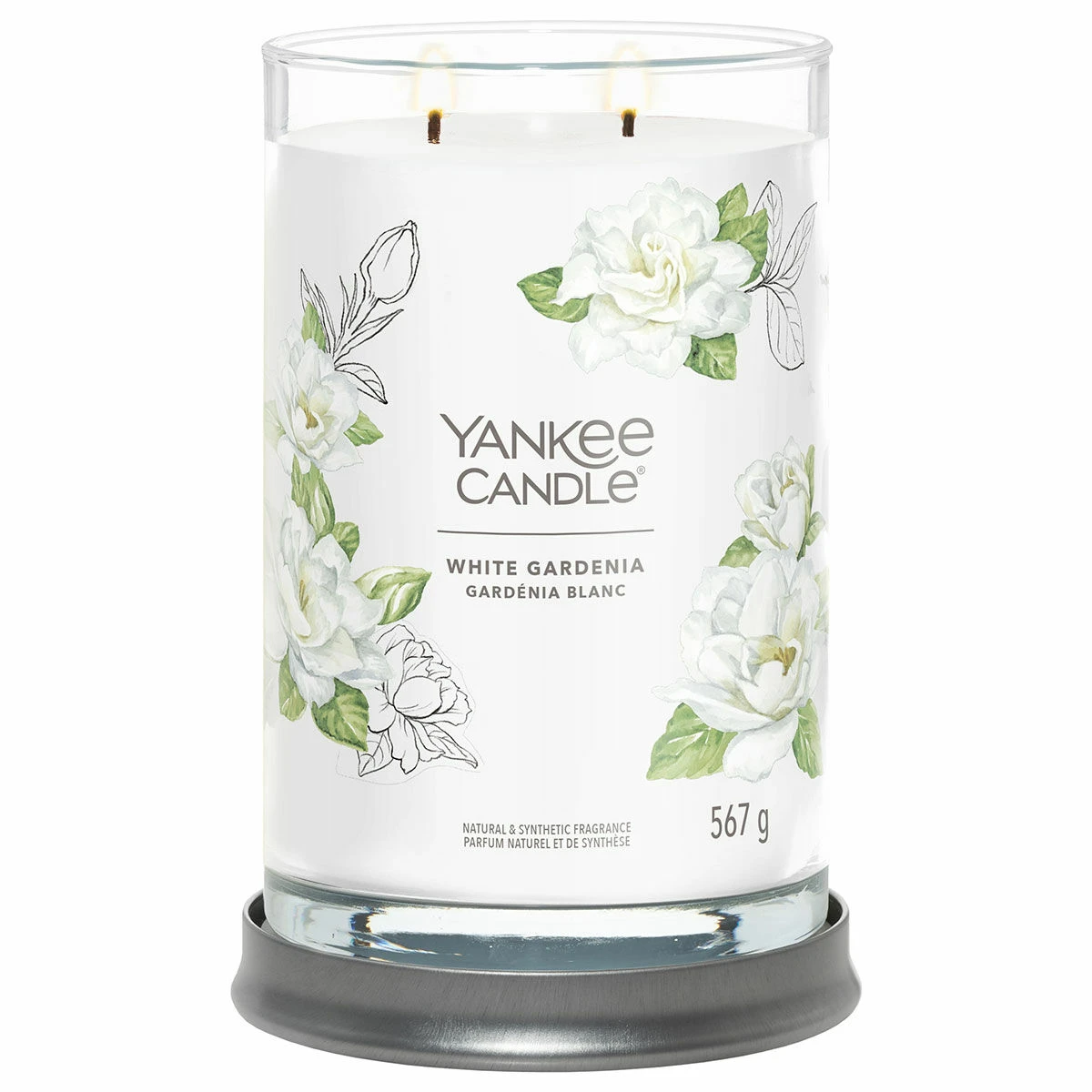 Yankee Candle White Gardenia Signature Large Tumbler Candle 2 Yankee Candle White Gardenia Signature Large Tumbler Candle - Image 2