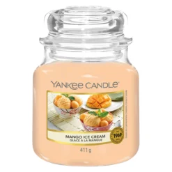 Yankee Candle Mango Ice Cream Medium Jar Candle