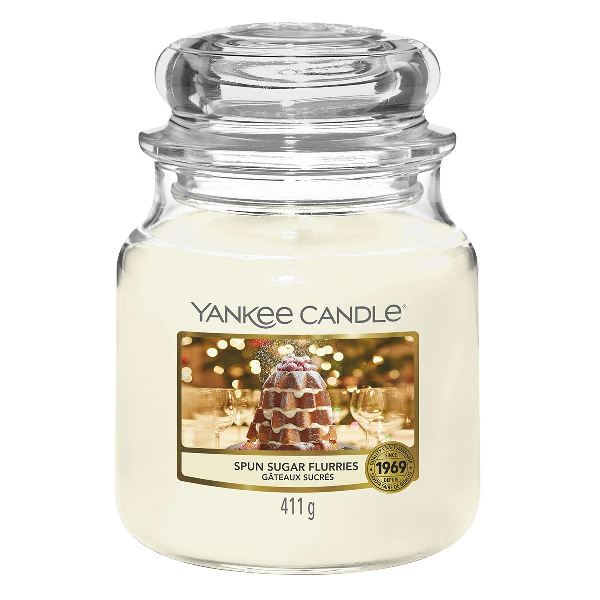Yankee Candle Spun Sugar Flurries Medium Jar Candle 1 Yankee Candle Spun Sugar Flurries Medium Jar Candle