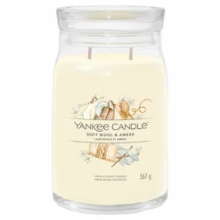 Yankee Candle Soft Wool & Amber Signature Large Jar Candle