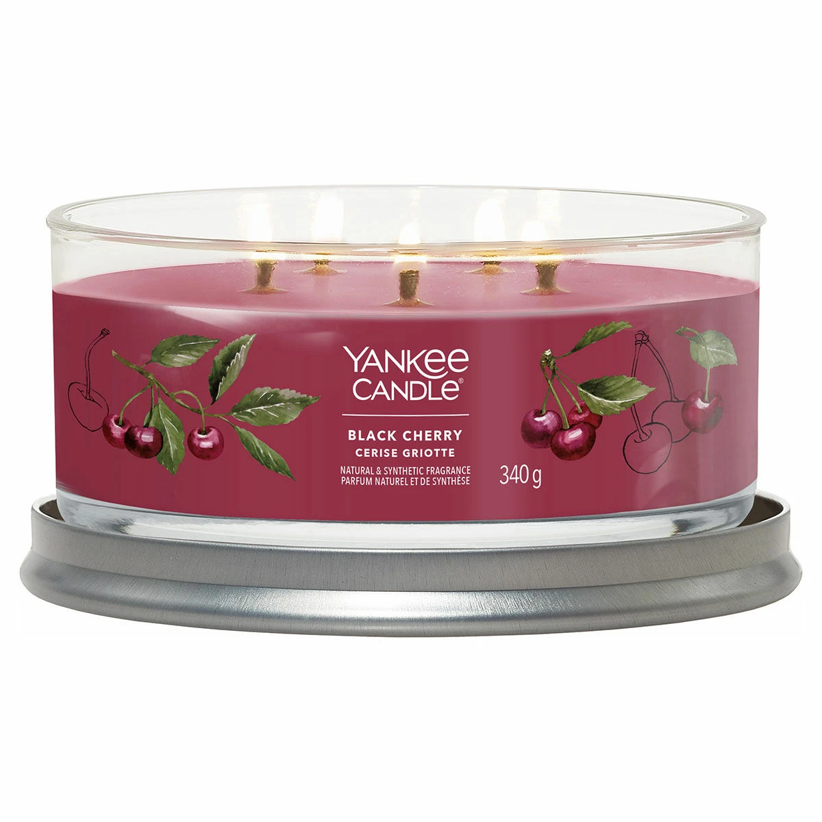Yankee Candle Black Cherry Signature Multi-Wick Tumbler Candle 2 Yankee Candle Black Cherry Signature Multi-Wick Tumbler Candle - Image 2