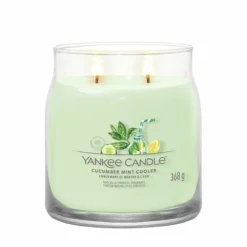 Home General Store -Home General Store 1728904e cucumber mint cooler signature medium jar candle 2