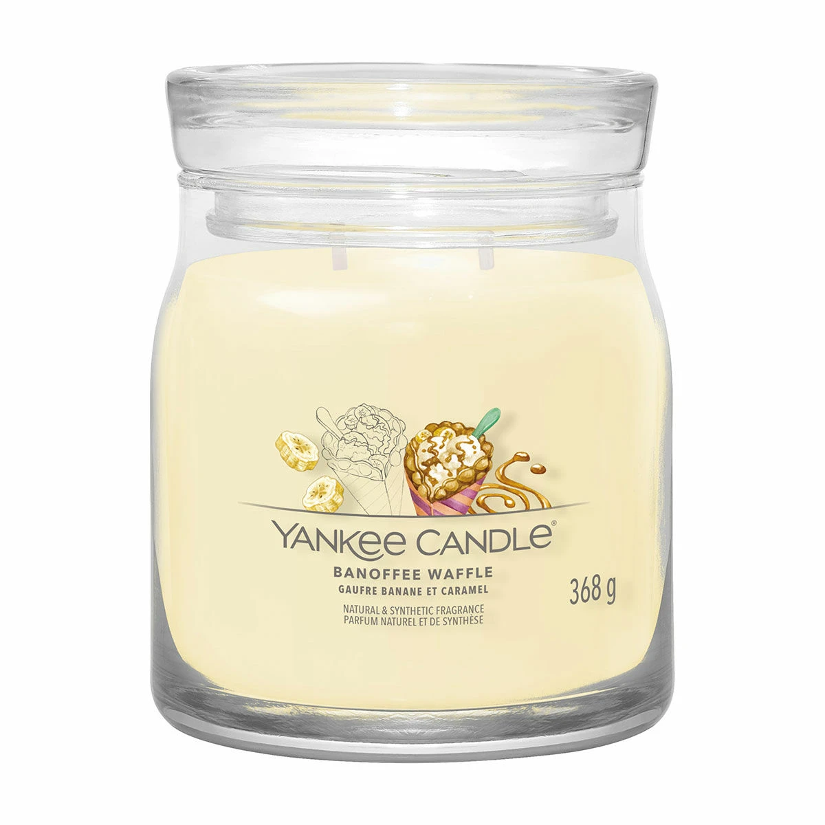 Yankee Candle Banoffee Waffle Signature Medium Jar Candle 1 Yankee Candle Banoffee Waffle Signature Medium Jar Candle