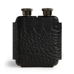 Ted Baker JAASON Croc Effect Double Hip Flask