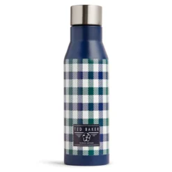 Ted Baker RONNE House Check Dark Blue Water Bottle