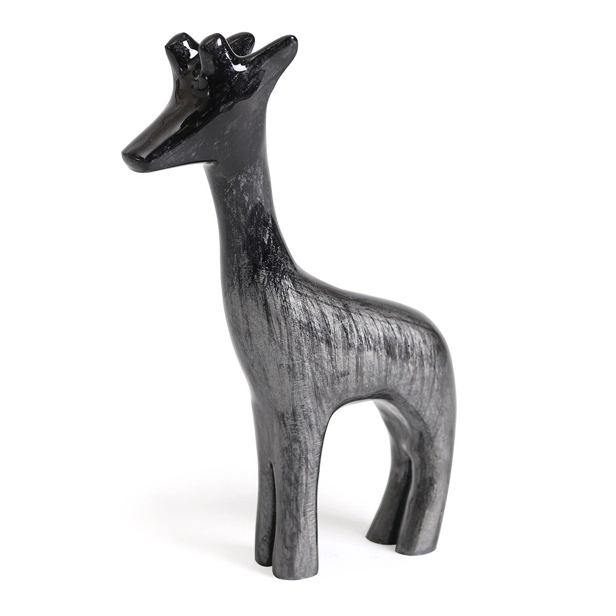 Tilnar Art Aluminark Brushed Black Large Giraffe 2 Tilnar Art Aluminark Brushed Black Large Giraffe - Image 2