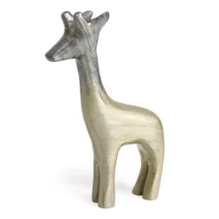 Tilnar Art Aluminark Brushed Silver Large Giraffe