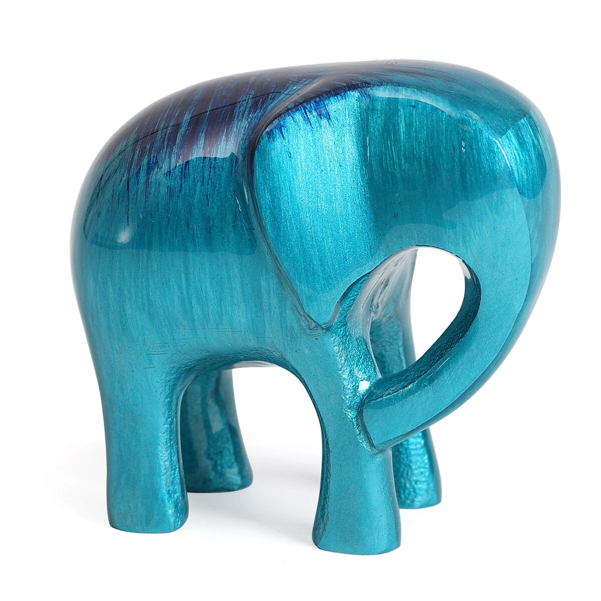 Tilnar Art Aluminark Brushed Aqua Extra Large Elephant 1 Tilnar Art Aluminark Brushed Aqua Extra Large Elephant