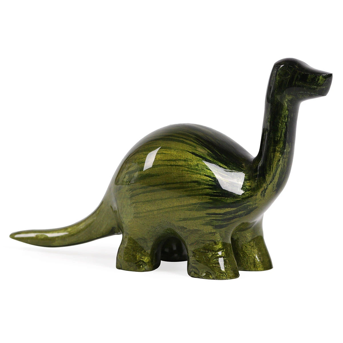 Tilnar Art Aluminark Brushed Lime Large Nessie Dinosaur 1 Tilnar Art Aluminark Brushed Lime Large Nessie Dinosaur