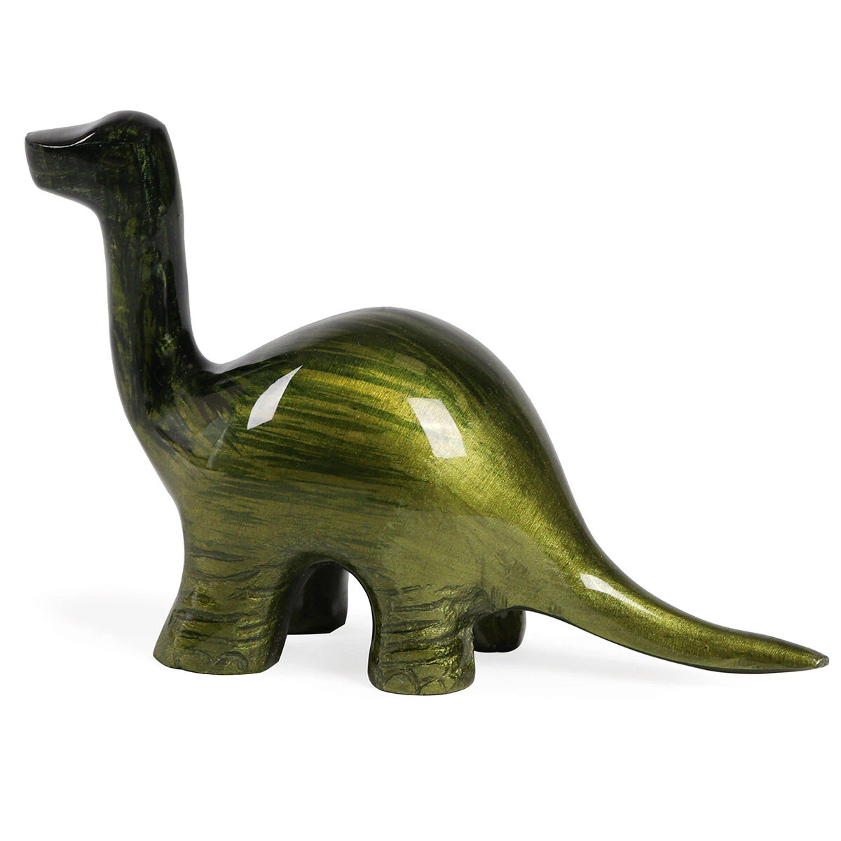 Tilnar Art Aluminark Brushed Lime Large Nessie Dinosaur 2 Tilnar Art Aluminark Brushed Lime Large Nessie Dinosaur - Image 2