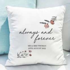 Personalised Always And Forever Cushion -Home General Store 4004592 pmc personalised always and forever cushion 3