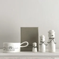 East Of India Christmas Set Of 3 Porcelain Snowmen 12 East Of India Christmas Set Of 3 Porcelain Snowmen -Home General Store 5819 east of india xmas set of three porcelain snowmen 4