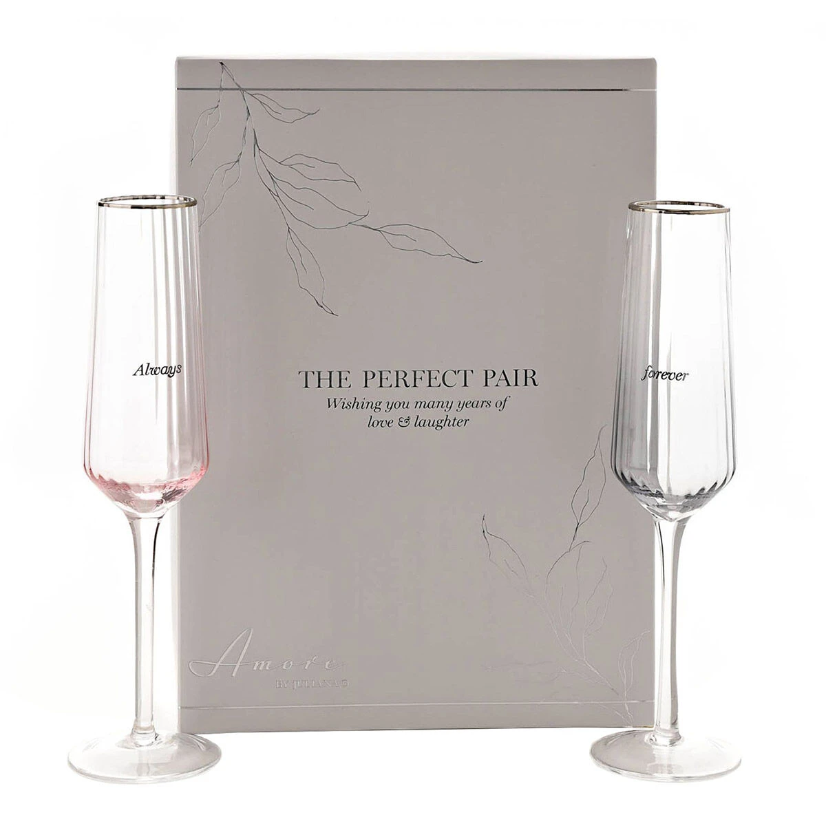 Widdop & Co Amore ‘Always & Forever’ Set Of 2 Glasses 2 Widdop & Co Amore ‘Always & Forever’ Set Of 2 Glasses - Image 2