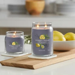 Yankee Candle Black Tea & Lemon Signature Large Jar Candle -Home General Store black tea lemon signature collection lifestyle 2