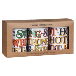 Emma Bridgewater Brighter World Set Of Three Round Caddies -Home General Store bri2900 emma bridgewater brighter world set of three round caddies 3