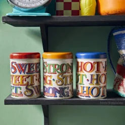 Emma Bridgewater Brighter World Set Of Three Round Caddies -Home General Store bri2900 emma bridgewater brighter world set of three round caddies ls 3