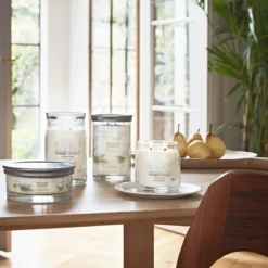 Yankee Candle Clean Cotton Signature Multi-Wick Tumbler Candle 7 Yankee Candle Clean Cotton Signature Multi-Wick Tumbler Candle -Home General Store clean cotton signature collection lifestyle 1 3