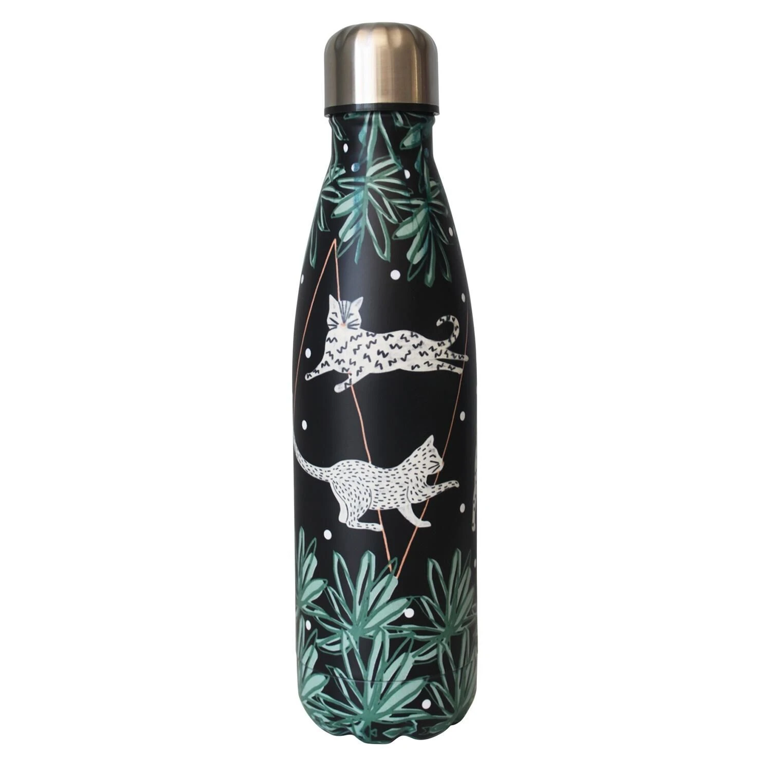 House Of Disaster Feline 500ml Thermal Water Bottle 1 House Of Disaster Feline 500ml Thermal Water Bottle