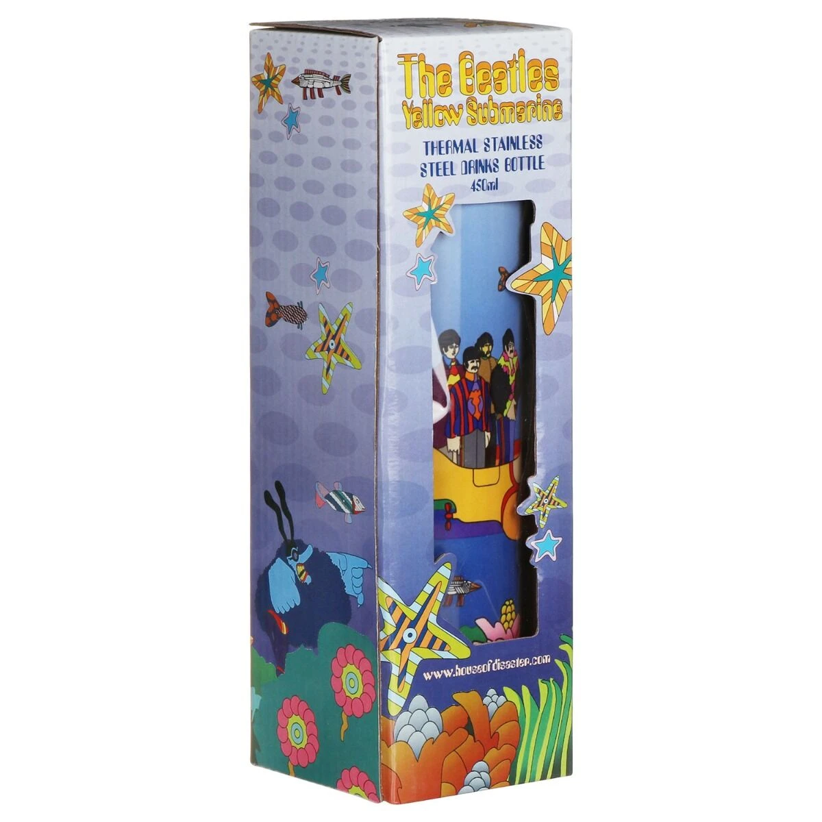 House Of Disaster The Beatles Yellow Submarine 450ml Thermal Flask 2 House Of Disaster The Beatles Yellow Submarine 450ml Thermal Flask - Image 2