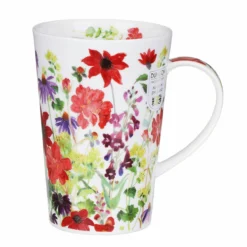 Dunoon Cottage Border Red Shetland Tea Infuser Set -Home General Store dunoon sh cotb re cottage border red shetland tea infuser set 02 copy