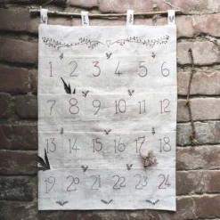East Of India Hand Embroidered Advent Calendar