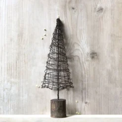 East Of India Rusty Wire Cone Christmas Tree 7 East Of India Rusty Wire Cone Christmas Tree -Home General Store east of india 7298 rusty wire cone christmas large trees