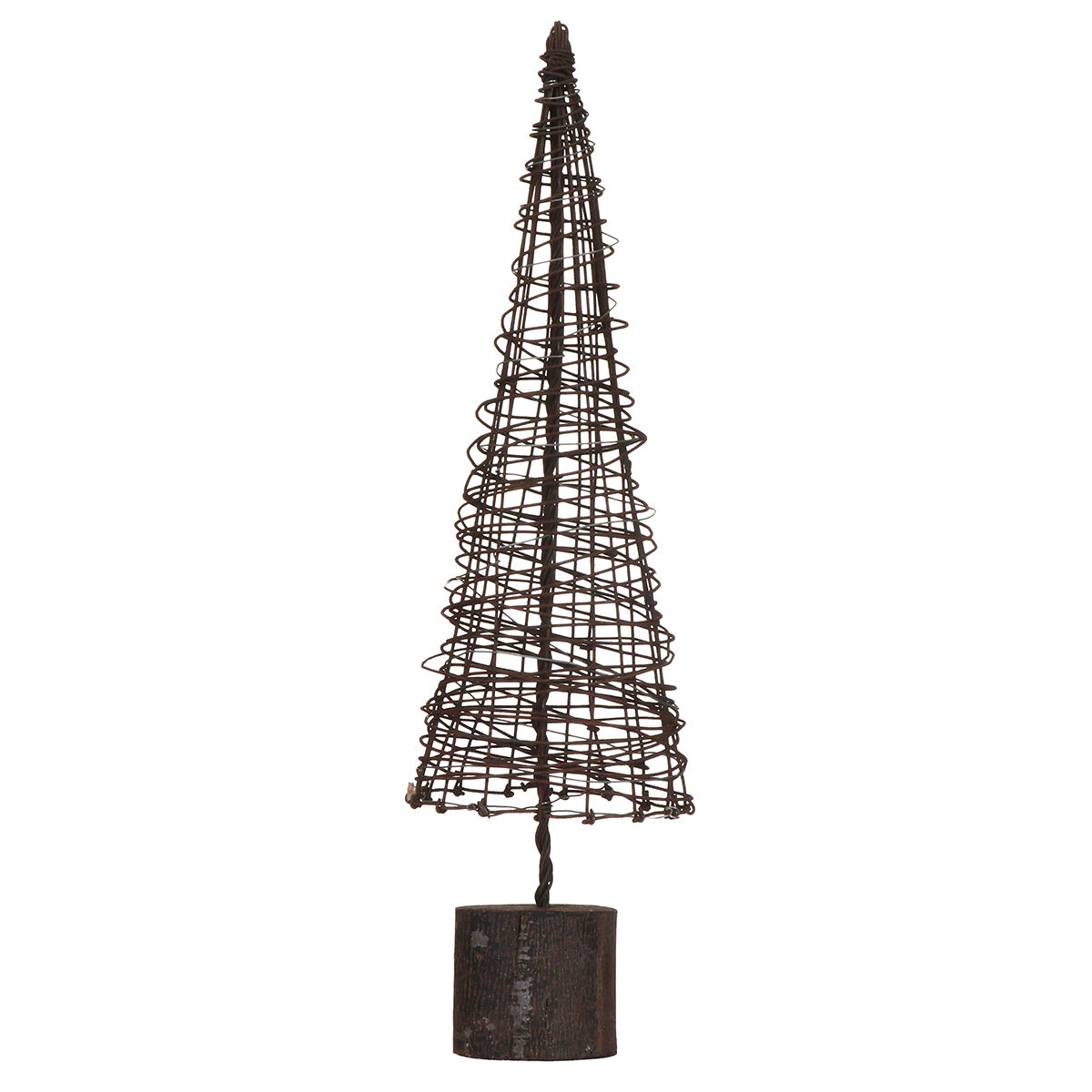 East Of India Rusty Wire Cone Christmas Tree 2 East Of India Rusty Wire Cone Christmas Tree - Image 2