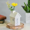 East Of India Small House Flower Vase