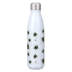 Eco Chic Grey Bees 500ml Thermal Drinks Bottle