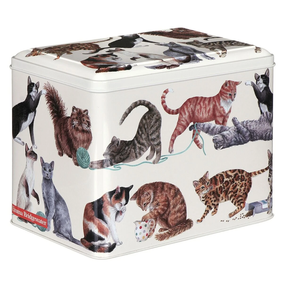 Emma Bridgewater Rectangular Cat Treat Tin 1 Emma Bridgewater Rectangular Cat Treat Tin