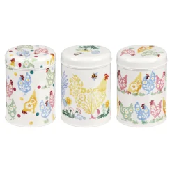Emma Bridgewater Spring Chicken Set Of Three Round Caddies 6 Emma Bridgewater Spring Chicken Set Of Three Round Caddies -Home General Store elite pdc2900 emma bridgewater spring chicken set of three round caddies 3