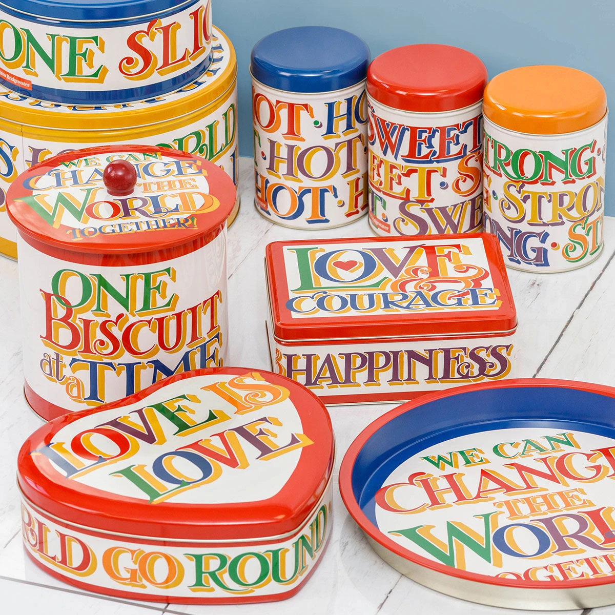 Emma Bridgewater Brighter World Biscuit Barrel 5 Emma Bridgewater Brighter World Biscuit Barrel - Image 5