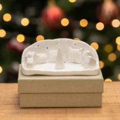 East Of India Porcelain Christmas Village