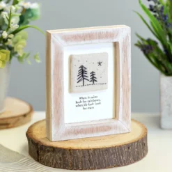 East Of India ‘When It Rains’ Wooden Sign