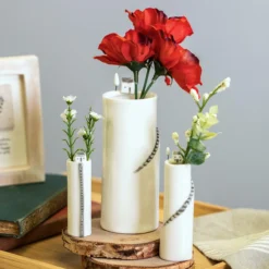 East Of India Cliff House Large Vase 10 East Of India Cliff House Large Vase -Home General Store eoi 5754 east of india cliff house small vase group