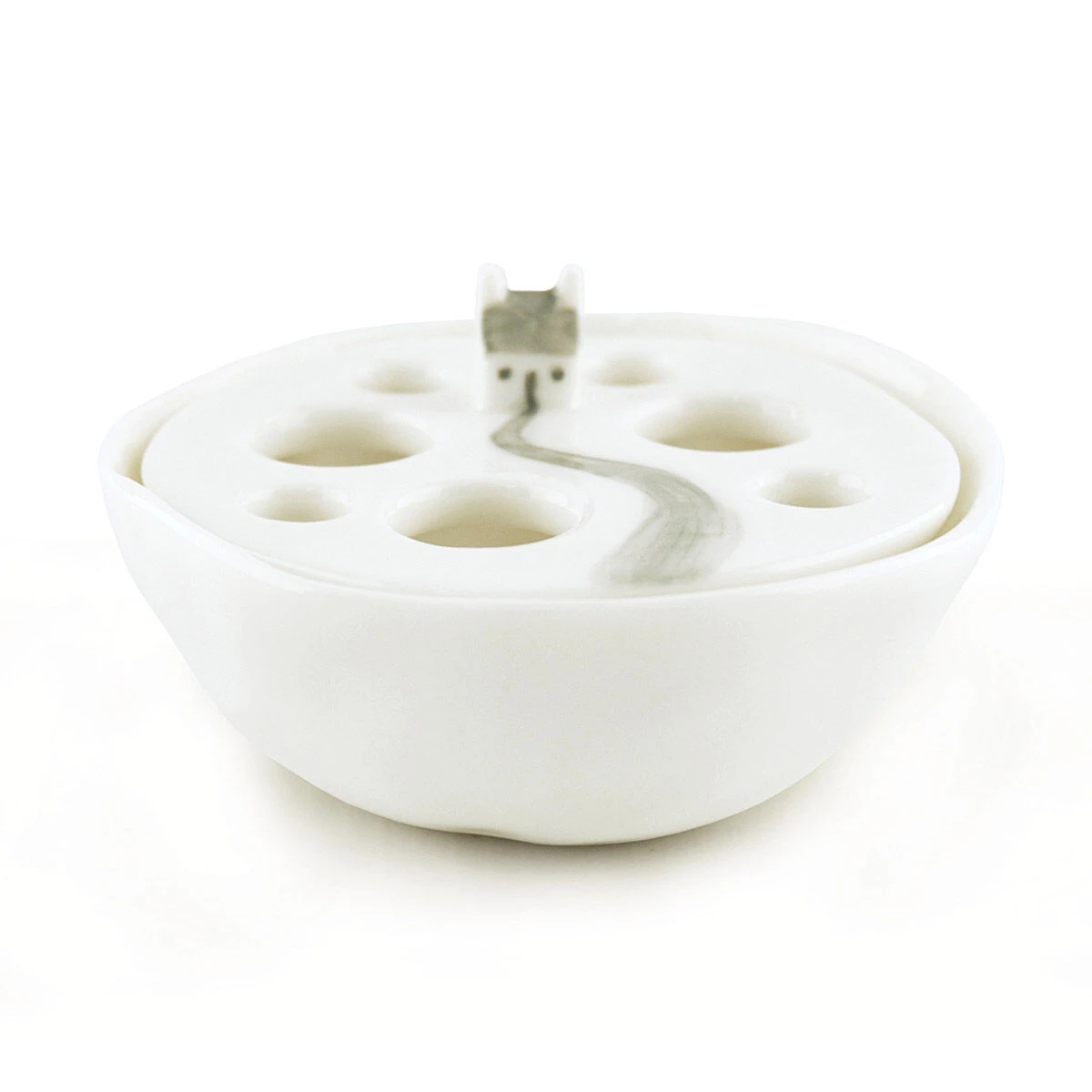 East Of India Garden Path Flat Bud Vase 3 East Of India Garden Path Flat Bud Vase - Image 3