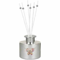 Desire Silver Butterfly Pomegranate Noir 200ml Reed Diffuser 6 Desire Silver Butterfly Pomegranate Noir 200ml Reed Diffuser -Home General Store lesser pavey lp49693 silver butterfly pomegranate noir 200ml reed diffuser 2