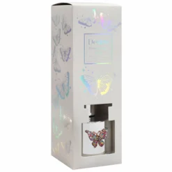 Desire Silver Butterfly Pomegranate Noir 200ml Reed Diffuser 7 Desire Silver Butterfly Pomegranate Noir 200ml Reed Diffuser -Home General Store lesser pavey lp49693 silver butterfly pomegranate noir 200ml reed diffuser 3