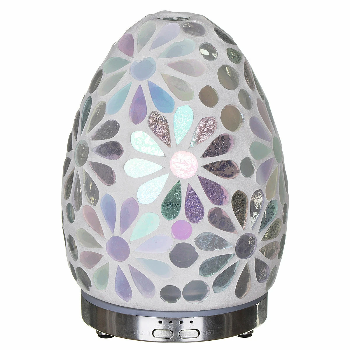 Desire White Flower Egg Colour Changing Aroma Humidifier 2 Desire White Flower Egg Colour Changing Aroma Humidifier - Image 2