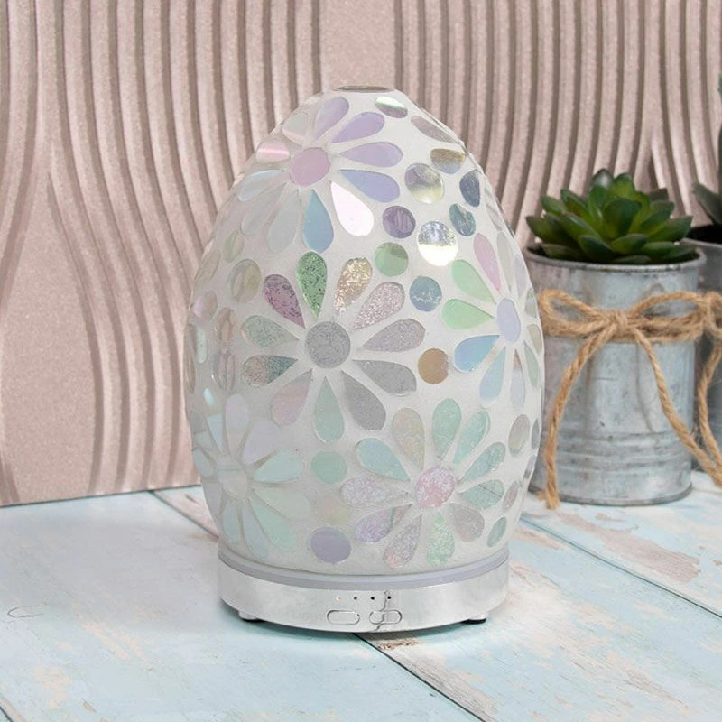 Desire White Flower Egg Colour Changing Aroma Humidifier 3 Desire White Flower Egg Colour Changing Aroma Humidifier - Image 3