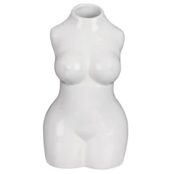 Desire White Body Torso Vase 11 Desire White Body Torso Vase -Home General Store lesser and pavey lp48224 white body torso vase 04