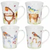 Jennifer Rose Garden Birds Set Of Four Mugs