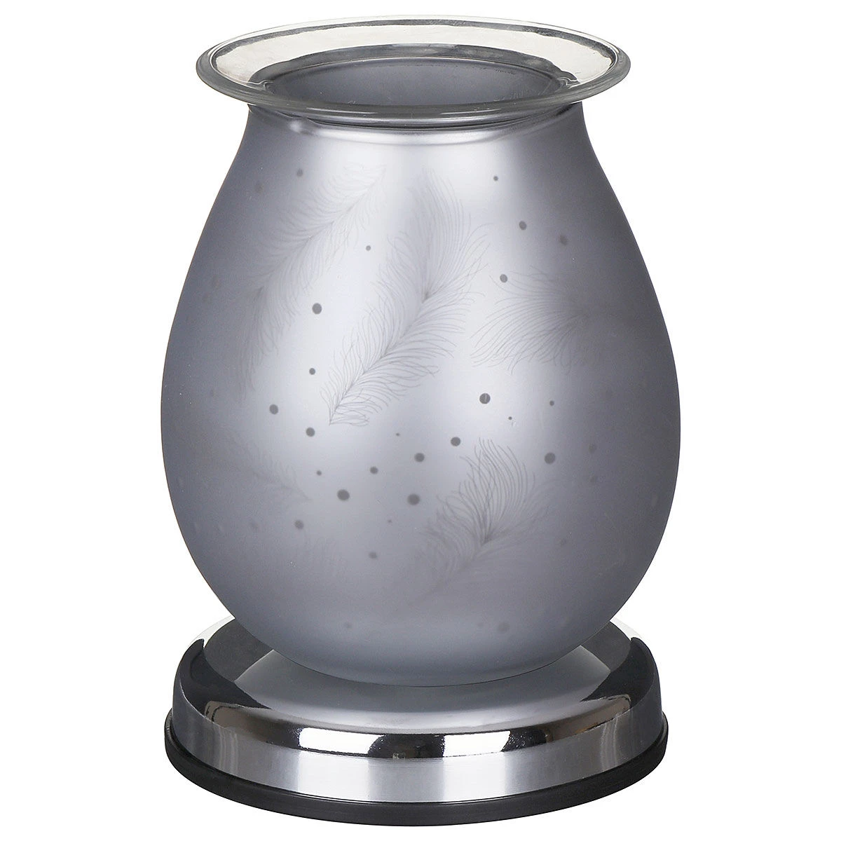 Desire Bulbous Satin Feather Aroma Lamp Wax Melt Warmer 2 Desire Bulbous Satin Feather Aroma Lamp Wax Melt Warmer - Image 2