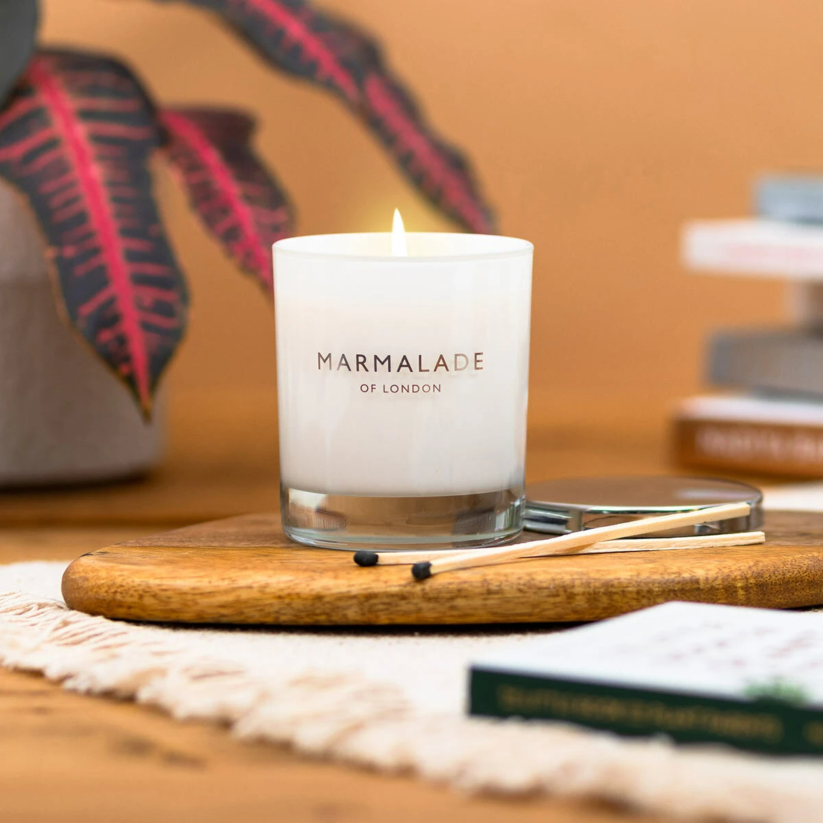 Marmalade Of London Tuscan Lime & Basil 230g Luxury Glass Soy Candle 2 Marmalade Of London Tuscan Lime & Basil 230g Luxury Glass Soy Candle - Image 2