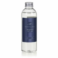 Marmalade Of London Bergamot & Soft Rose 200ml Reed Diffuser Refill